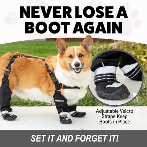Hokkaido Paws Suspender Dog Boots