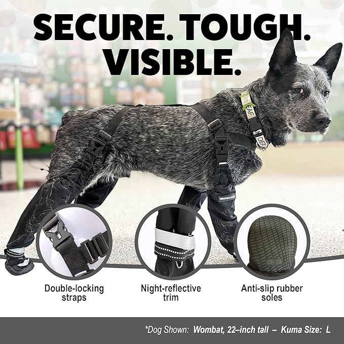 KUMA Series Dog Boots | Heavy-Duty Waterproof by Hokkaido Paws